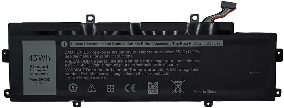 WISTAR 5R9DD Replacement Battery Compatibe for Dell Chromebook 11 (3120) P22T Series Laptop,Compatible P/N: 5R9DD KTCCN 0KTCCN XKPD0
